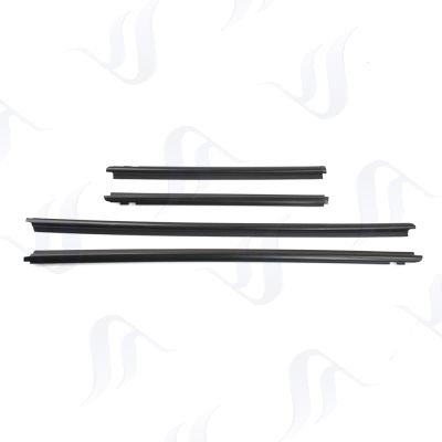 Set of 4 PCs Weatherstrip ASSY fit NISSAN March Micra K13 2010-2017 Outer Belt all 4 doors