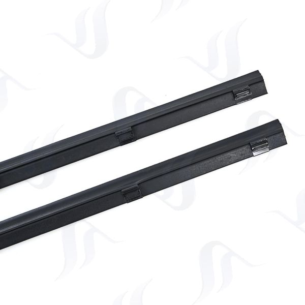 Set of 2 PCs Weatherstrip ASSY fit BMW 3 series E21 Outer Belt with metal clips all 2 doors