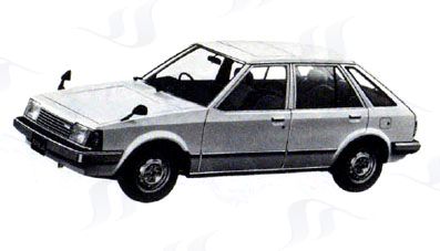 Door rubber seal Mazda 323 XG XL BD 1980-1985 FR-RH