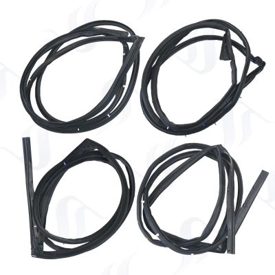 Nissan X-Trail Rouge T32 2013 set 4 Pcs door rubber weatherstrip seals 