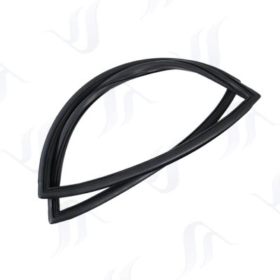 Rear door windshield rubber weatherstrip Toyota Land Cruiser BJ75 HJ75 FJ75 FZJ78 Troopy with moulding RH