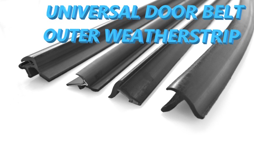 Universal DIY window outer belt weatherstrip 