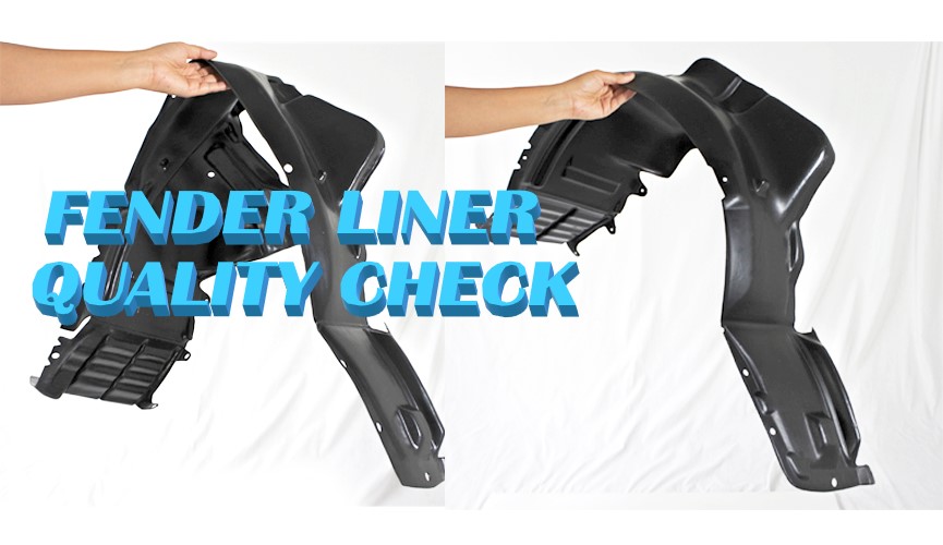 Fender liner quality check