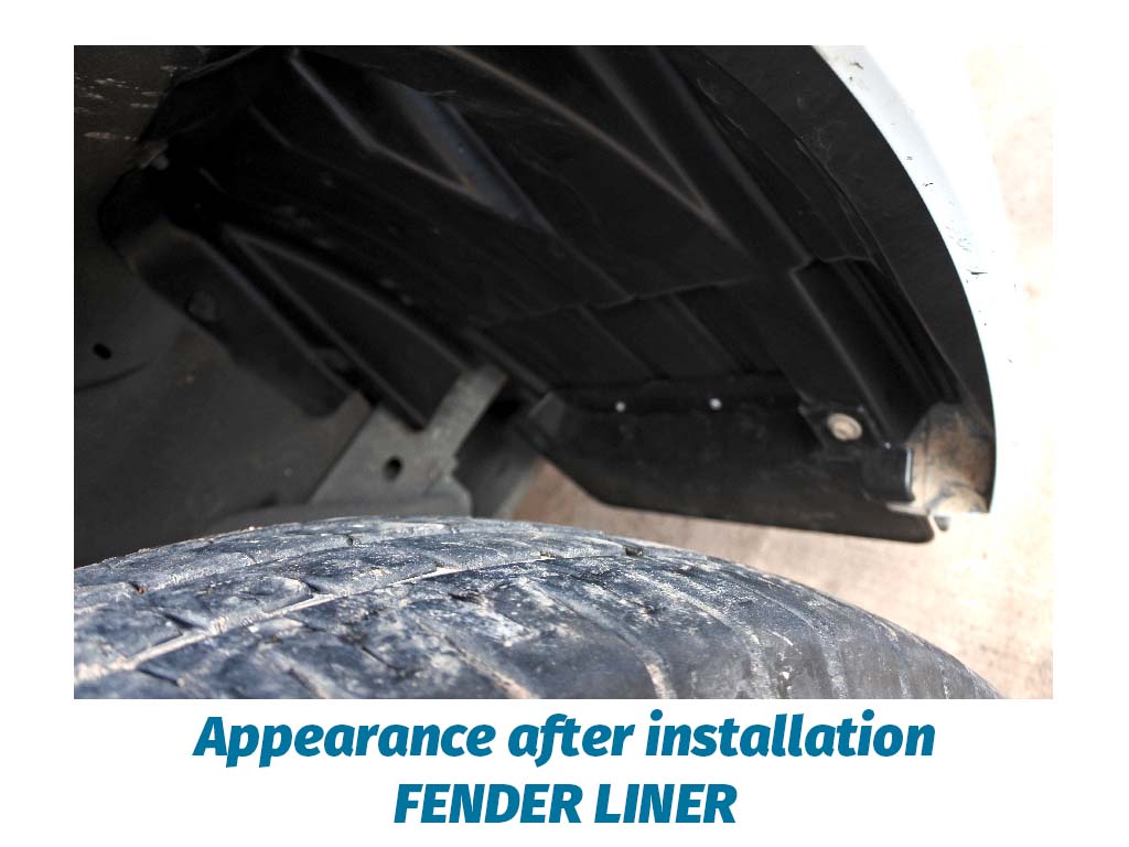 fender liner install